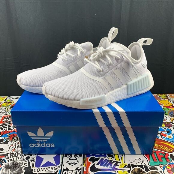 Adidas NMD R1 Refined White Womens Various Sizes - Picture 1 of 13